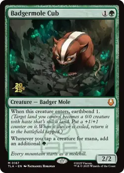 Badgermole Cub Prerelease Cards Foil for sale online - Image 3
