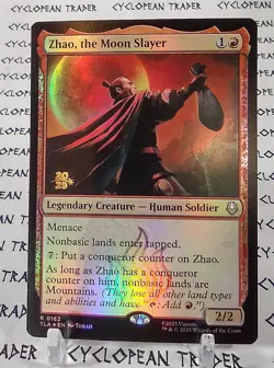Prerelease FOIL ZHAO, THE MOON SLAYER mtg NM The Last Airbender Rare - Image 1