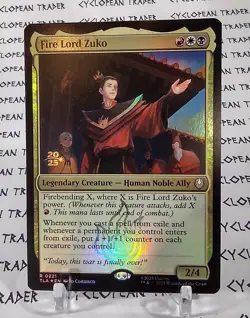 Prerelease FOIL FIRE LORD ZUKO mtg NM The Last Airbender Rare - Image 1