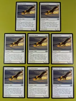 8 Squadron Hawk Magic 2011 M11 Magic the Gathering MTG 8 - Image 1