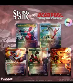 Secret Lair Deadpool foil Edition Magic the Gathering - PRESALE - CONFIRMED - Image 1