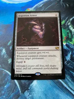 MTG Argentum Armor - Artifact Equipment Rare C14 - Image 1