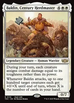 1x Baldin, Century Herdmaster NM Eng MTG - Commander Dragonstorm - Image 1