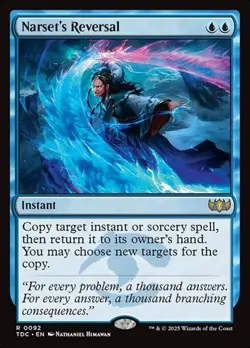 1x Narset's Reversal NM Eng MTG - Commander Dragonstorm - Image 1