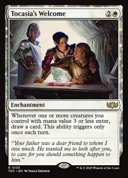 1x Tocasia's Welcome NM Eng MTG - Commander Dragonstorm - Image 1