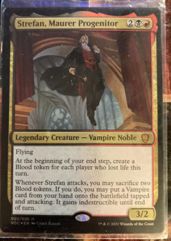 Custom Vampire Tribal Commander EDH Deck - Strefan, Maurer Progenitor - MTG - Image 1