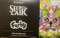 Magic The Gathering Secret Lair Furby Doo-ay Noo-lah Rainbow Foil Edition New - Image 1