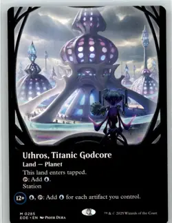Uthros, Titanic Godcore (Borderless) M Edge of Eternities 285 NM - Image 1