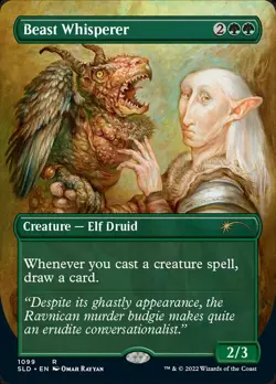 Beast Whisperer (Borderless) [Secret Lair Drop Series] Foil Near Mint - Image 1