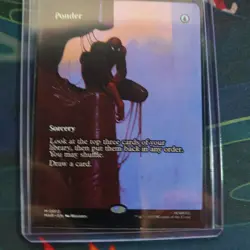 MTG Ponder 0013 (Borderless) [Marvels Spider-Man Near Mint] - Image 3