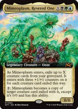 1 x Mimeoplasm, Revered One - Extended Art - Aetherdrift - LP - MTG - Image 1