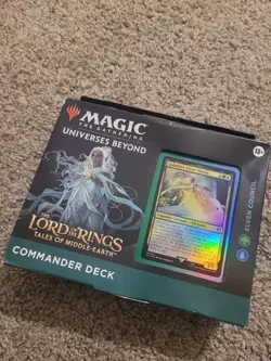 MTG Magic LOTR Tales of Middle Earth Commander Precon Elvin Counsel - Image 1