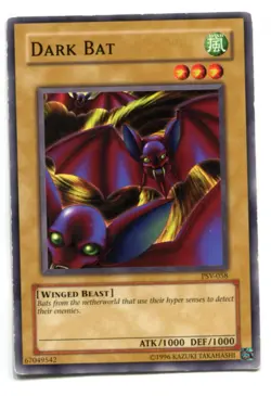 Yu-Gi-Oh! PLAYED/POOR Dark Bat Common englisch Dunkle Fledermaus - Image 1