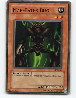 Man-Eater Bug #SDY-046 Yugioh Card - Image 1