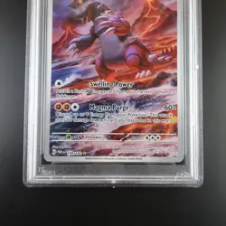 PSA 10 Groudon 199/182 Pokemon Paradox Rift Graded Card - Image 3