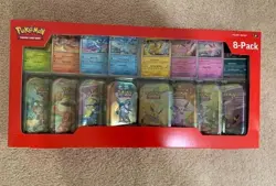 Pokemon TCG Prismatic Evolutions Costco 8 Mini-Tin Bundle w/ Promo Cards NEW - Image 2