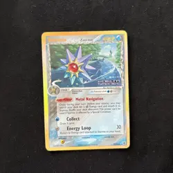 Starmie 15/113 Stamped EX Delta Species Pokemon Card TCG Reverse Holo Rare LP - Image 1