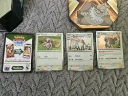 Pokemon TCG Slaking Tin Collector Tin w 3 Foil Cards & Live Code Card - Image 4