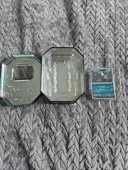 Pokemon TCG Triple Whammy Darkrai Tin Collector Tin w 3 Foil Cards & Live Code - Image 2