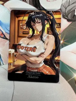 Akeno Highschool DxD Goddess Story Waifu Anime Custom Card - Image 1