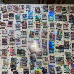 One Piece TCG 200+ Card Bulk Lot SR, R, L, Foils English - Image 1