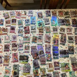 One Piece TCG 200+ Card Bulk Lot SR, R, L, Foils English - Image 2