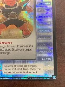 Krillin On Namek HOLO FOIL Rare LIMITED DBZ Score CCG DRAGON BALL Z TCG Card - Image 3