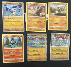 Pokemon TCG Cubone & Marowak Lot Of 6 Includes Reverse And Holo Rare Cards NM - Image 1
