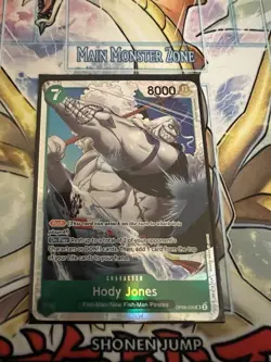 One Piece Card Game Hody Jones OP06-035 SR English NM - Image 1