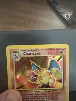 Pokemon TCG Charizard Base Set Holo Rare Card 4/102 - Image 1