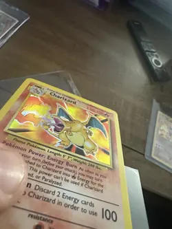 Pokemon TCG Charizard Base Set Holo Rare Card 4/102 - Image 3