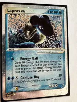 Lapras 99/109 Rare Unlimited Holo EX Pokemon Card TCG - Image 2