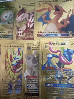 Pokemon Gold Foil ??Fan Art ??Cards Lot Of 20 Total NM - Image 3