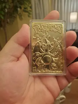 Burger King Gold Charizard Card 23K Gold -Plated with Certificate and Pokeball - Image 2