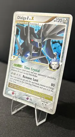 Pokemon Dialga Holo Rare TCG Card LV.X Platinum 122/127 - Image 2