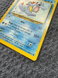 Totodile 80/111 Neo Genesis 1st Edition Pokemon Card - Near Mint - Image 3