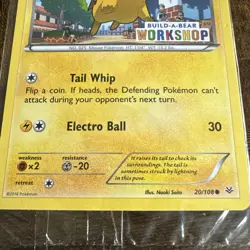 Build a Bear Pokemon Card Pikachu Promo Trading Card TCG SEALED NEW - Image 5