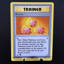 1st Edition Revive Trainer 89/102 Base Set Card LP - Image 1