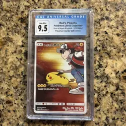 Pokemon Card Red's Pikachu 20th Anniversary Japanese Promo Card CGC 9.5 270/Sm-p - Image 1