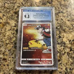 Pokemon Card Red's Pikachu 20th Anniversary Japanese Promo Card CGC 9.5 270/Sm-p - Image 2