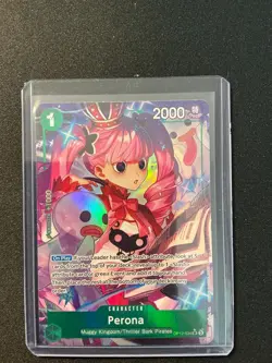 Perona Alt Art OP12-034 SR ENGLISH Legacy of the Master One Piece Card NM - Image 1