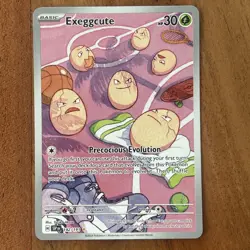 Pokemon TCG Exeggcute 192/191 Surging Sparks Illustration Rare Card NM Condition - Image 1