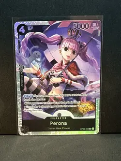 Perona OP06-093 SR Super Rare Wings of Captain - ONE PIECE Card Game ENGLISH NM - Image 1