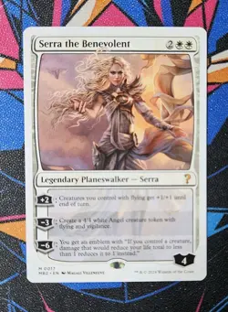 Serra the Benevolent NM White Border MTG Mystery Booster 2 MB2 Unplayed Magic - Image 1