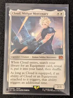MTG x Final Fantasy | Cloud, Midgar Mercenary | non foil | NM Mystic 0010 | ENG - Image 1