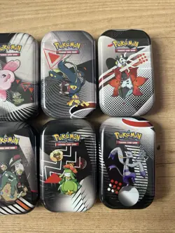 Pokemon TCG: Black Bolt & White Flare Unova Mini Tin Full Set (8 Tins) - SEALED - Image 4