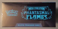 Pokemon TCG Mega Evolution Phantasmal Flames Elite Trainer Box Factory Sealed - Image 5