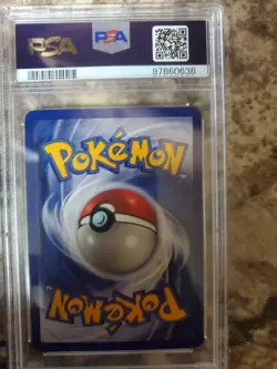 1st edition Pokemon 1999 Fossil Geodude PSA Grade 8 - Image 2