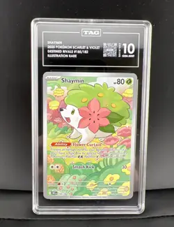 Shaymin - 185/182 Pokemon Illustration Rare Destined Rivals 185/182 TAG 10 - Image 5