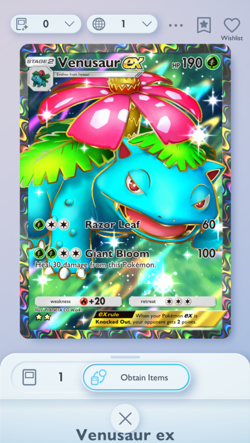 Venusaur Full Art 2?, Pokemon TCG Pocket, Genetic Apex, English - Image 1